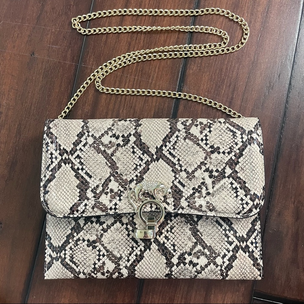 Topshop Nordstrom Snakeskin Clutch